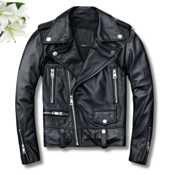 Blouson cuir femme fashion moto Éternel Prestige