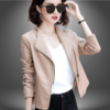 Veste cuir rose femme Éternel Prestige