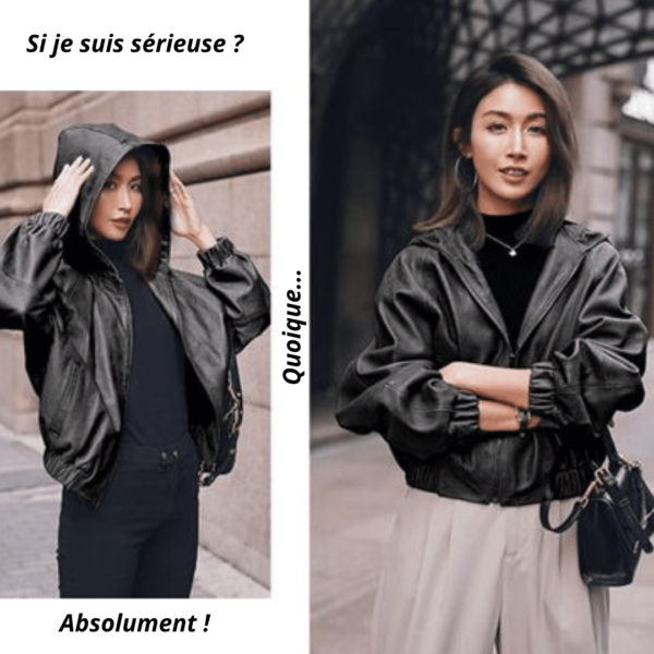 Blouson à capuche unique en cuir New Star Éternel Prestige