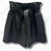 Short cuir noir femme Bellona Éternel Prestige